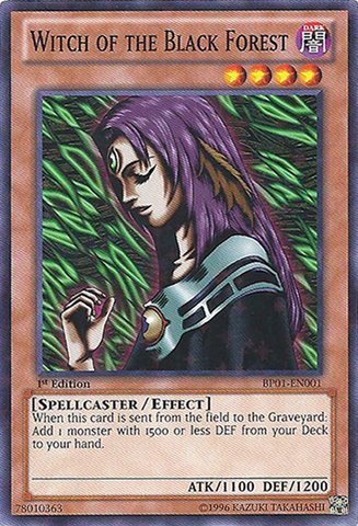 YU-GI-OH! - Witch of The Black Forest (BP01-EN001) - Battle Pack: Epic Dawn - 1st Edition - Starfoil Rare by