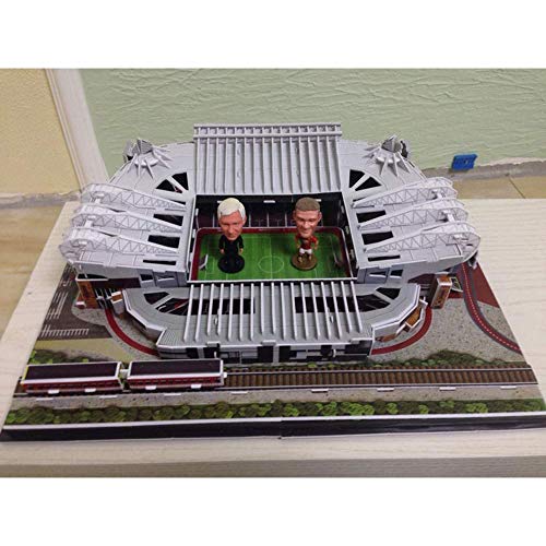 YWAWJ Rompecabezas de Madera 3D con Modelos de Naves Kit for Adultos Set de Juguetes educativos Juego de construcción Ingeniería Manchester United Old Trafford Curso Aficionados Modelo de Recuerdo