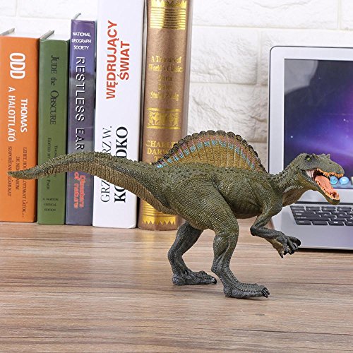 Zerodis Figuras realistas del Dinosaurio, Figura plástica de Spinosaurus Juguetes educativos del Dinosaurio Modelos para los niños Niños pequeños Regalo patrón Spinosaurus