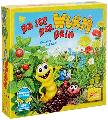 Zoch-El Gusano está dentado y 15 Cubos de Colores de Madera – Juego de niños del año 2011 1. (Noris Spiele 601131835AMA)