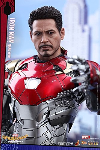 Hot Toys – Spiderman Homecoming Iron Man Mark XLVII Figura, 4897011183763, 32 cm