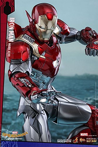 Hot Toys – Spiderman Homecoming Iron Man Mark XLVII Figura, 4897011183763, 32 cm