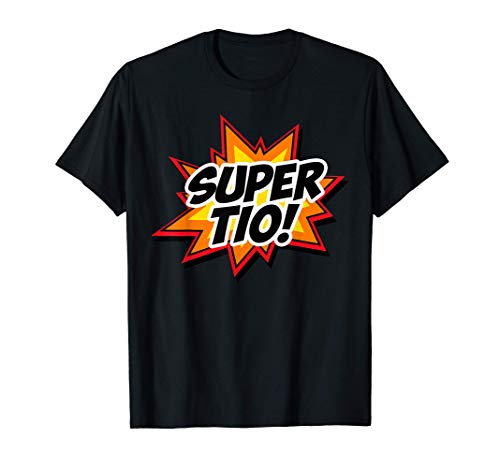 Super Tio Español Tío Superhéroe Regalo Divertido Camiseta
