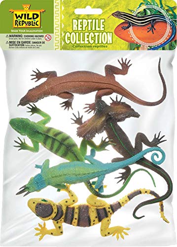 Wild Republic 53540 - Colección de Juegos Reptiles, 5 Partes