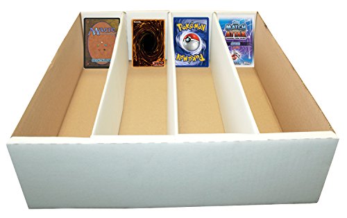 CAGO Caja de almacenamiento para 4000 tarjetas, más 500 fundas (Magic, Pokémon y YGO).