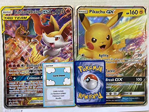 Card Cloud Paquete de 2 tarjetas Pokémon aleatorio JUMBO (gran tamaño)