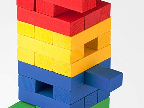 Cayro - Torre de Madera Block & Block Colores - Juego de observación y lógica - Juego de Mesa - Desarrollo de Habilidades cognitivas e inteligencias múltiples - Juego de Mesa (859)