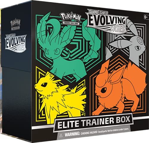 Elite Trainer Box Sword & Shield Evolving Skies Leafeon Umbreon Jolteon and Flareon (ENG)