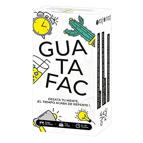 GUATAFAC – Juego de mesa - Juego de cartas para fiestas y risas – Edición Español