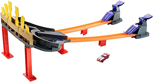 Hot Wheels - Pista dúo de carreras, pistas de coches de juguete (Mattel CDL49)