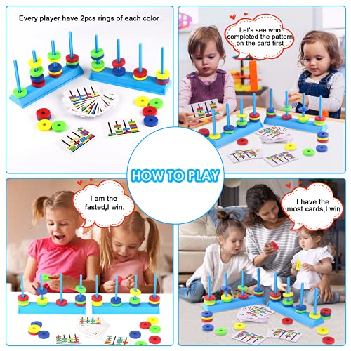 Juegos Montessori,Juguetes Educativos Para Niños, Juguetes Magnéticos, Entrenar las Manos y la Vista de los Niños, Mejorar la Concentración y la Memoria