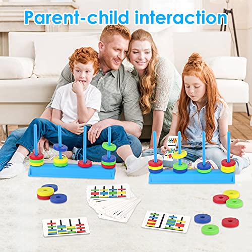 Juegos Montessori,Juguetes Educativos Para Niños, Juguetes Magnéticos, Entrenar las Manos y la Vista de los Niños, Mejorar la Concentración y la Memoria