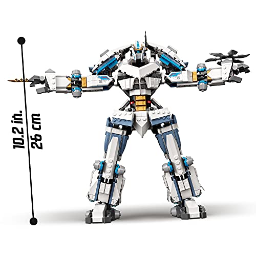 LEGO 71738 NINJAGO Legacy Combate en el Titán Robot de Zane, Set de Construcción con Mini Figuras