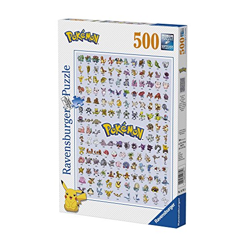 Ravensburger Puzzle 500 Piezas, Pokémon, Puzzle Adultos, Puzzle Pokemon, Rompecabezas Ravensburger de Alta Calidad