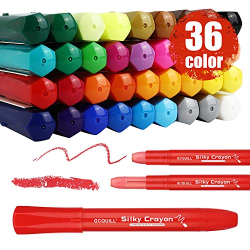 36 colores que giran los creyentes sedosos, no tóxicos lavables fijados para los niños colorear, cara y pintura corporal GC-C-36