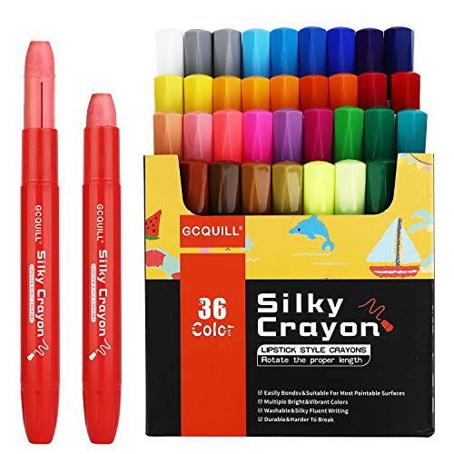 36 colores que giran los creyentes sedosos, no tóxicos lavables fijados para los niños colorear, cara y pintura corporal GC-C-36