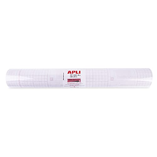 Agipa Alpi 00264 - Forro para libros (film extensible, 80 micrones, 0.5 m de ancho x 20 m de longitud)