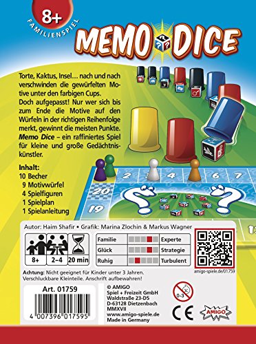 Amigo Spiel + Freizeit 01759 – Memo Dice