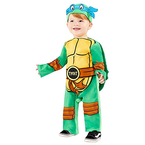 amscan 9909134 TMNT - Disfraz de bebé para niños (2 a 3 años), multicolor