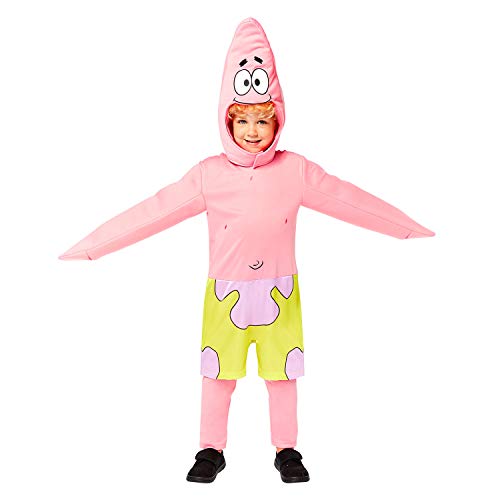 amscan 9909172 Disfraz oficial de Bob Esponja para niños (4-6 años)