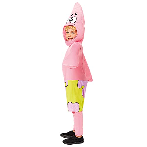 Amscan 9909173 Patrick Star Disfraz de Halloween de 6 a 8 años, color rosa