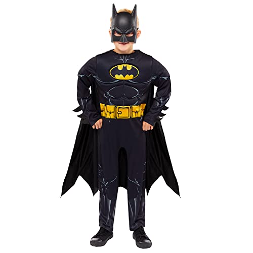amscan 9913333 Disfraz de Batman para niños (edad 3-4 años)