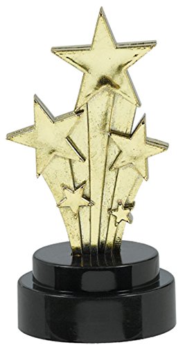 amscan Award Trophies, 6 Unidades, Dorado