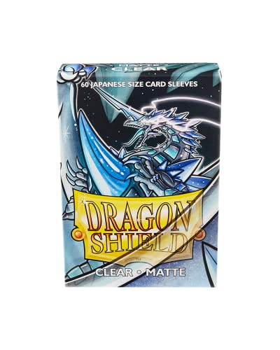 Arcane Tinmen ApS ART11101 Fundas: Dragon Shield Mate japonés Transparente (60 Klar) Juego de Cartas