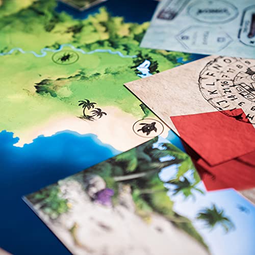 Arkanum La isla del tesoro – Juego Escape Room para adultos, amigos y familias, juego de mesa para 1 – 6 personas
