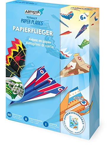 Artista Manualidades de avión de Papel, Kit DIY para niños, Juego Creativo en práctica Caja de Almacenamiento (9301915)
