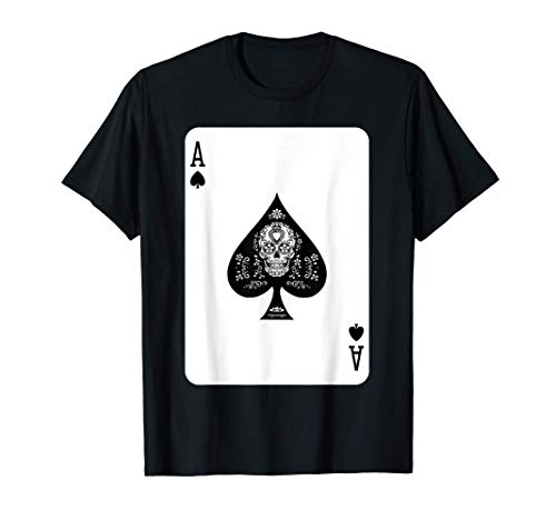 As de espadas jugando al poker de cartas Camiseta