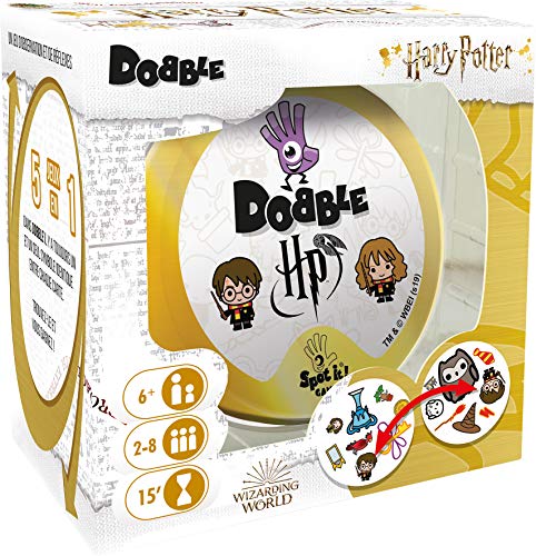 Asmodee Dobble Harry Potter 2021 - Juego de observación, de Cartas (versión en francés)