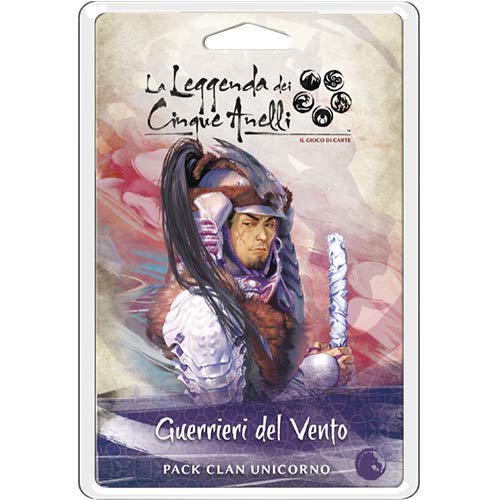 Asmodee Italia - La leyenda de los cinco anillos LCG expansión Guerrieri del Vento Living Card Game, color, 9121 , color/modelo surtido