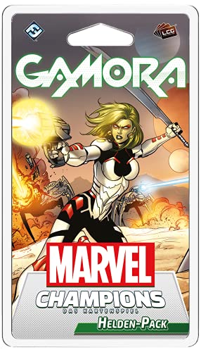 Asmodee Marvel Champions: El Juego de Cartas - Gamora, expansión de héroes, construcción de baraja en alemán