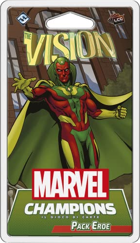 Asmodee - Marvel Champions: El Juego de Carte LCG, Pack Eroe Vision, Edición en Italiano, 9067 (MC26it)