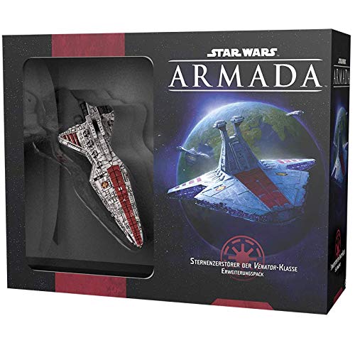 Asmodee Star Wars: Armada – Destructor Estrellado de Clase venator, ampliación, Tablet, alemán