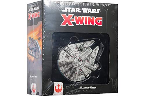 Asmodee Star Wars X-Wing Millennium Falcon expansión Juego de Mesa con Bellas miniaturas, Color 9962