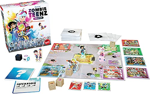 Asmodee Zombie Teenz Evolution - Juego de mesa, para jugar en familia (versión francesa)