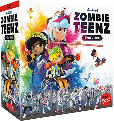 Asmodee Zombie Teenz Evolution - Juego de mesa, para jugar en familia (versión francesa)