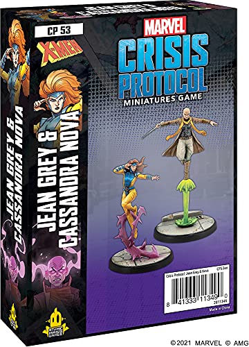 Atomic Mass Games Marvel Crisis Procol - Jean Grey & Cassandra Nova EN - Juego de Miniaturas en Inglés (FFGCP53)