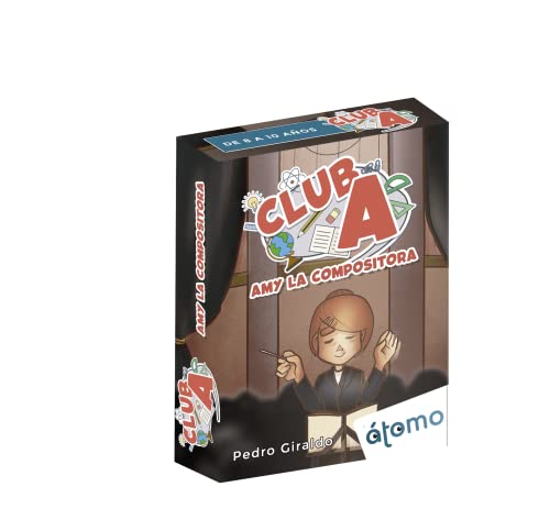 Atomo Games- Amy la compositora Club A Juego de Cartas, Multicolor (XAG-29451)