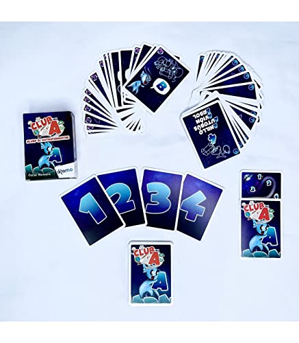 Atomo Games- Blurp el Extraterrestre Club A Juego de Cartas, Multicolor (XAG-29444)