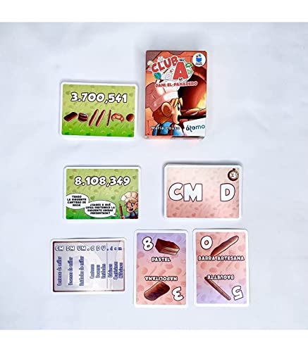 Atomo Games- Dani el Panadero Club A Juego de Cartas, Multicolor (XAG-29505)