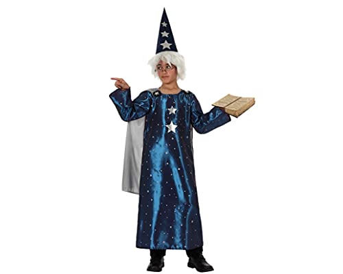 Atosa disfraz mago niño infantil azul 5 a 6 años