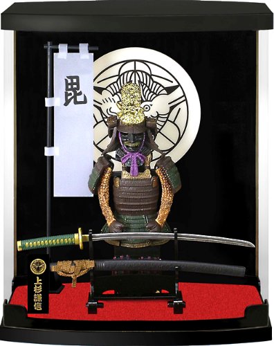 Auténtico Samurai Figura Japonés Histórico Decoración:#03- Uesugi, Armadura de la serie