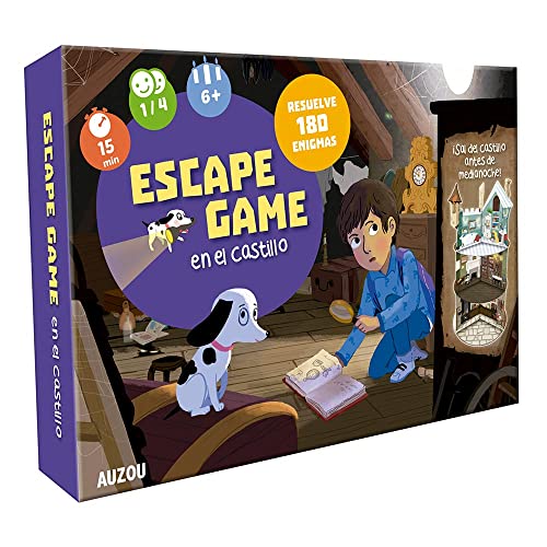 Auzou- Escape Game: Huida del Castillo, Multicolor (XOU-3894064)
