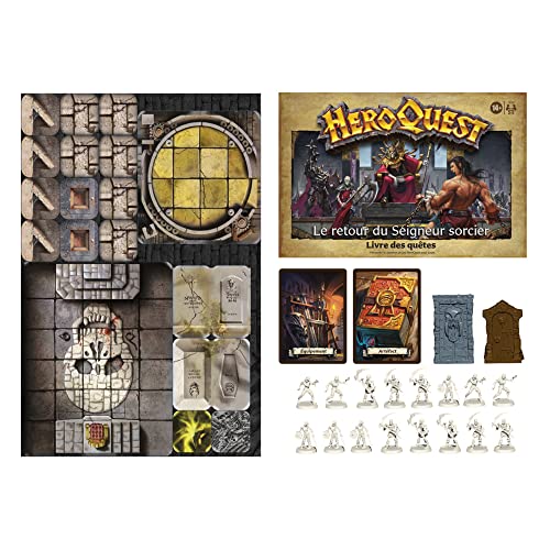 Avalon Hill HeroQuest - Extensión del Retorno del Señor Sorcier, a Partir de 14 años, Sistema de Juego HeroQuest