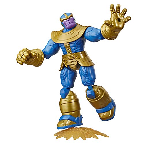 Avengers Bend and Flex Figura Thanos 15 Cm (Hasbro E83445X0) , Color/Modelo Surtido