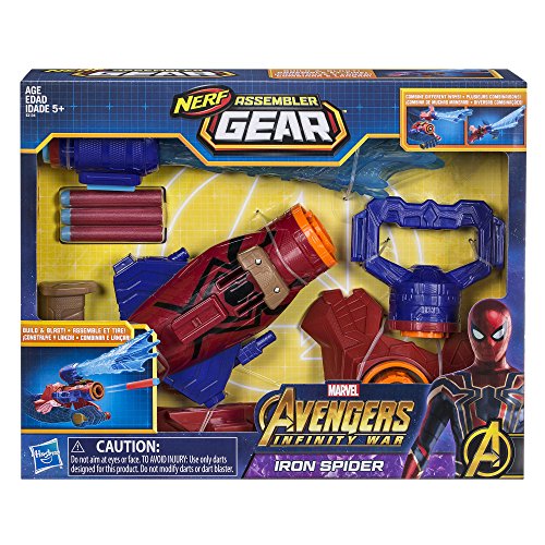 Avengers Marvel Infinity War Nerf Iron Spider Assembler Gear