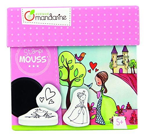 Avenue Mandarine Cajas Creativas Stampi'Mouss-Princesas, Multicolor